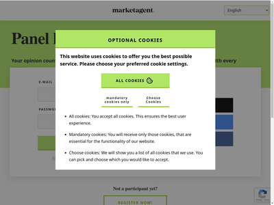 MarketAgent website screenshot