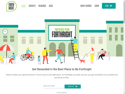 Forthright website screenshot