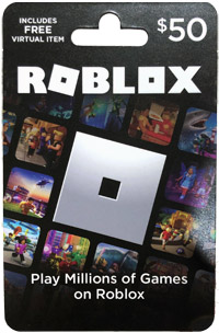 $50 Roblox gift card