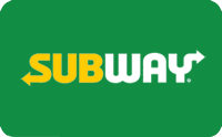 Subway gift card